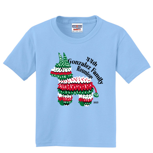 Jerzees Youth 50/50 Heavyweight T-Shirt -- Light Blue