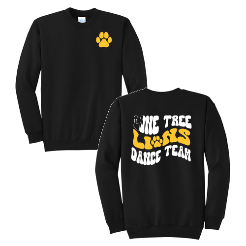 Port and Company Classic Crewneck Sweatshirt -- Jet Black