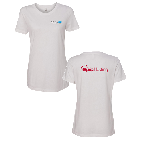 Next Level Ladies Ideal Crew Tee -- White