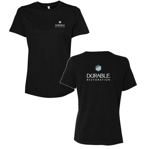 BELLA+CANVAS Women’s Relaxed CVC Tee -- Black