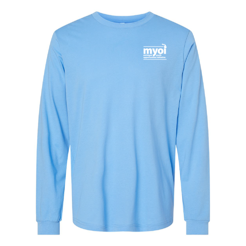 Bella Canvas Unisex Jersey Longsleeve Tee -- Carolina Blue