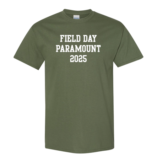 Gildan Heavy Cotton Basic T-Shirt -- Military Green (BARNES)