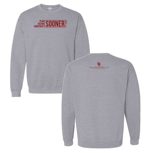 Gibbs College Sweatshirt- Sport Gray