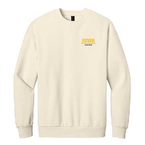 District V.I.T. Heavyweight Fleece Crew -- Griege