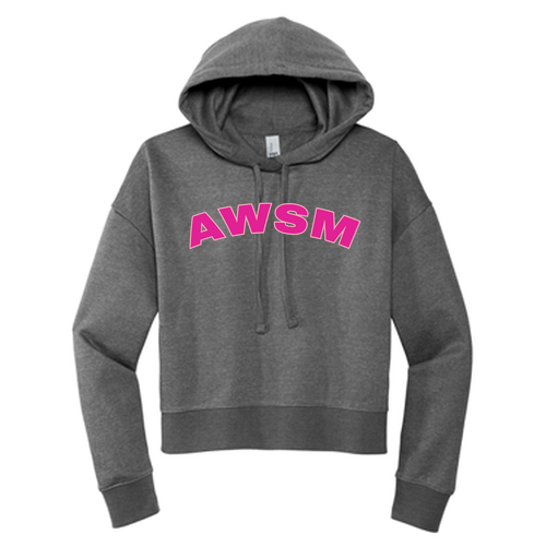 District Women's V.I.T. Fleece Hoodie -- Heathered Charcoal