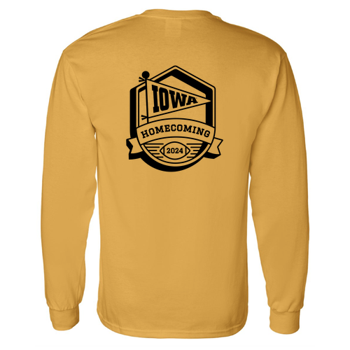 Gildan Heavy Cotton Longsleeve Basic T-Shirt -- Gold