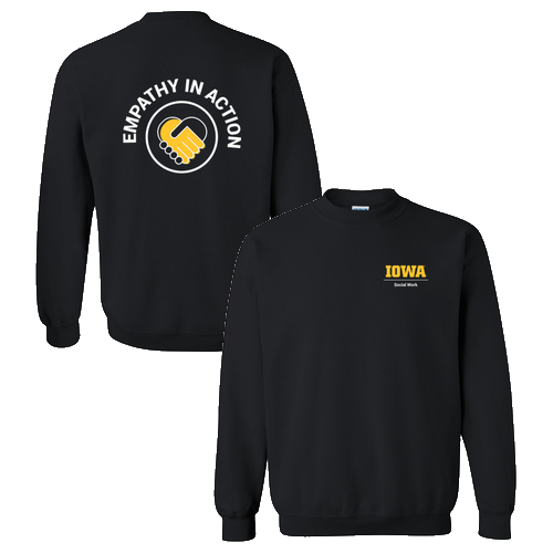 Gildan Heavy Blend Crew Neck Sweatshirt -- Black