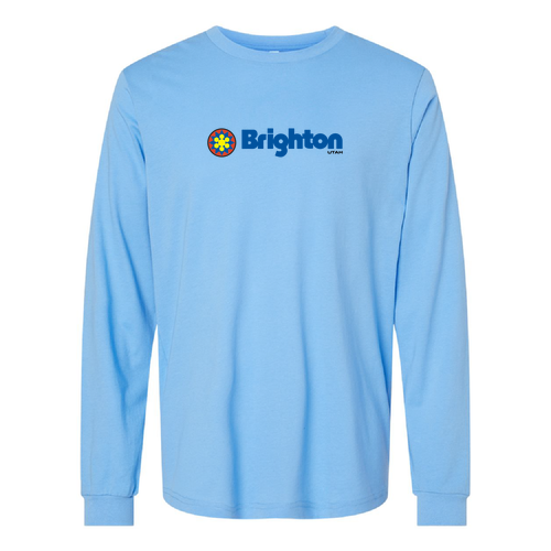 Brighton Logo 1 Full color -- Long Sleeve Carolina Blue