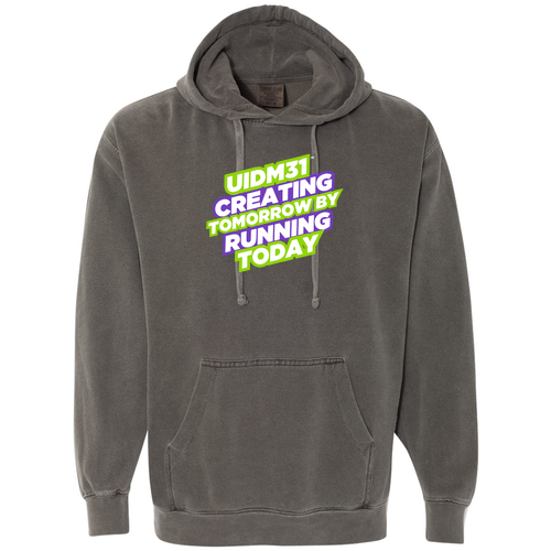 Comfort Colors Garment Dyed Hooded Pullover Sweatshirt -- Pepper