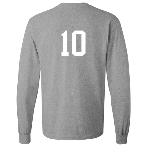 Gildan Heavy Cotton Longsleeve Basic T-Shirt -- Sport Grey