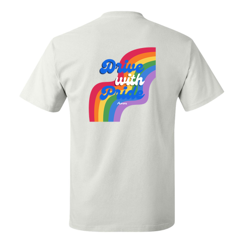 Drive with Pride T-Shirt -- White