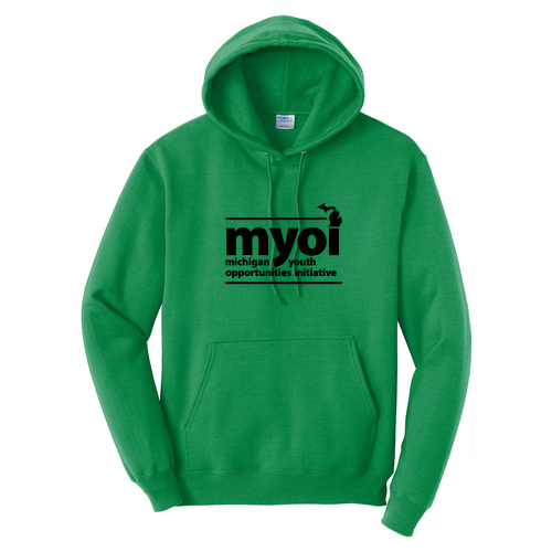 Port and Company Core Fleece Pullover Hooded Sweatshirt -- Kelly