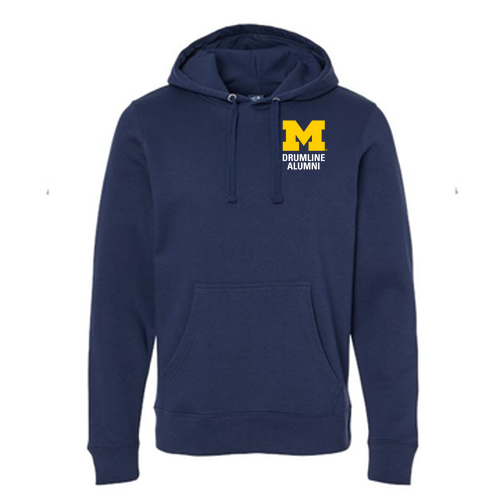J America Soft BTB Fleece Hooded Sweatshirt -- True Navy