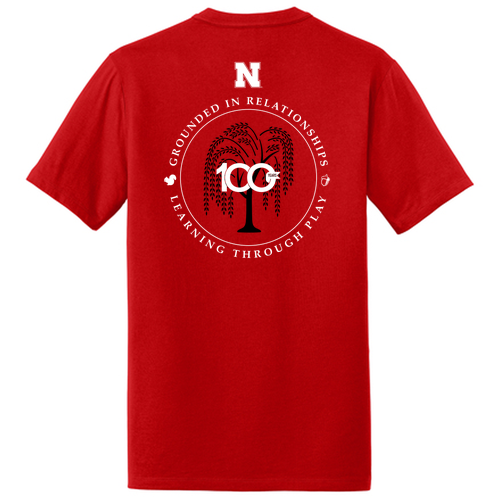 Adult 100 Years Tee -- Scarlet