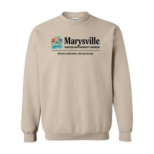 Gildan Heavy Blend Crew Neck Sweatshirt -- Sand