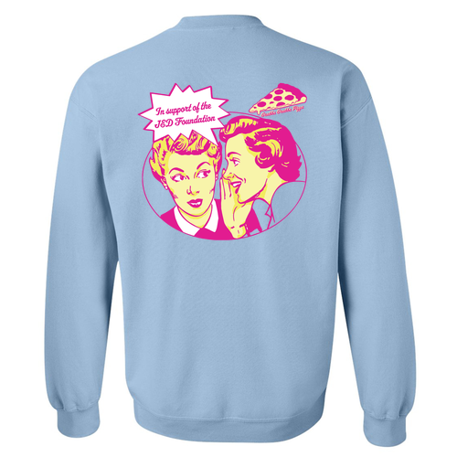 Gildan Heavy Blend Crew Neck Sweatshirt -- Light Blue