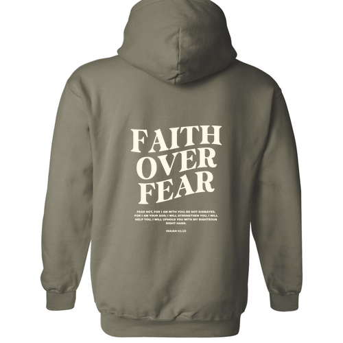 Gildan Heavy Blend Hooded Sweatshirt -- Military Green