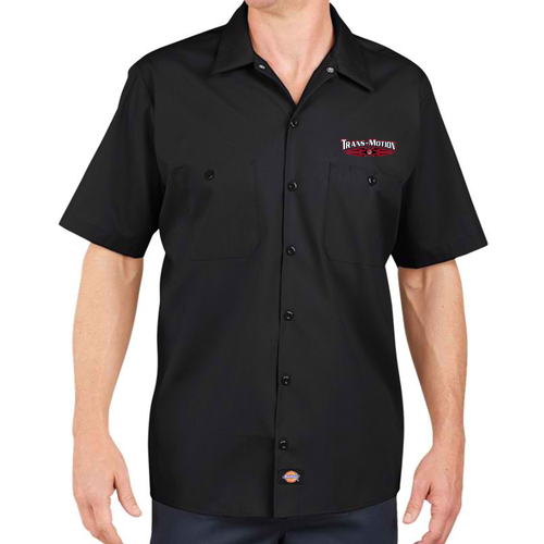 Dickies Industrial Short Sleeve Work Shirt -- Black