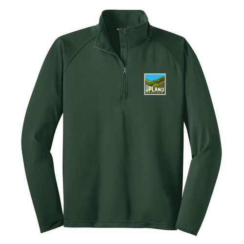 Sport Tek Sport Wick Stretch Half Zip Pullover -- Forest Green