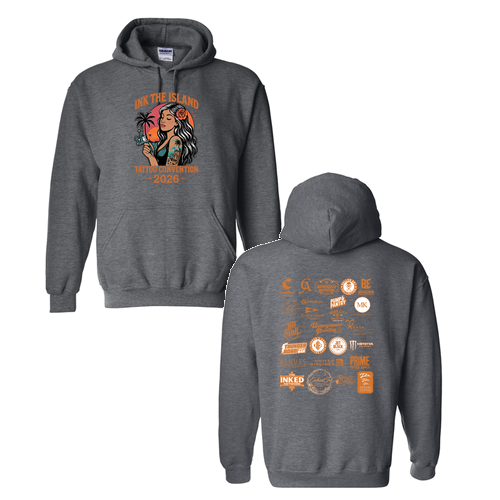 Sunset Adult Hooded Sweatshirt -- Dark Heather