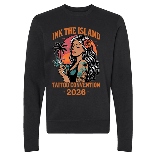 Sunset Adult Crewneck Sweater -- Black
