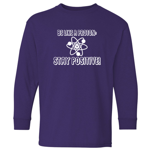 YOUTH Gildan Heavy Cotton Longsleeve -- Purple