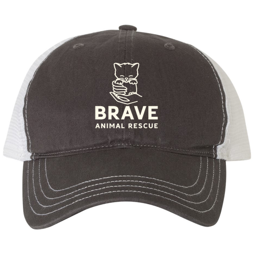 Embroidered Brave Trucker Hat