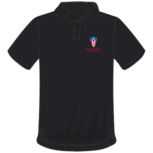 Stretch Jersey Polo -- Deep Black