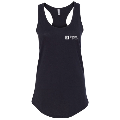 Ladies Next Level Soft Ideal Racerback Tank -- Black