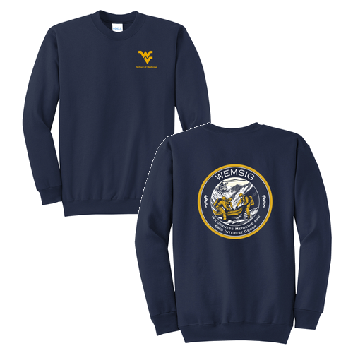 Port and Company Classic Crewneck Sweatshirt -- Navy