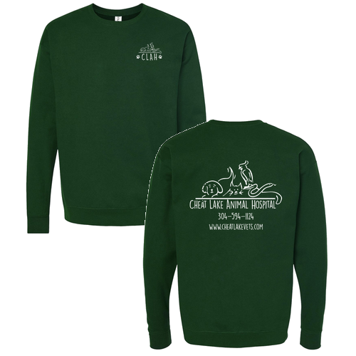 Tultex Fleece Crewneck Sweatshirt -- Forest
