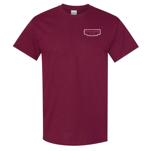 Law Books Basic T-Shirt -- Maroon