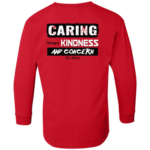 Youth Long Sleeve Red House Gildan Tee