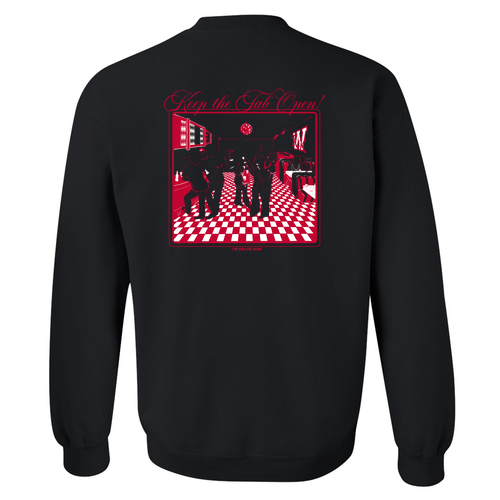 Gildan Heavy Blend Crew Neck Sweatshirt -- Black