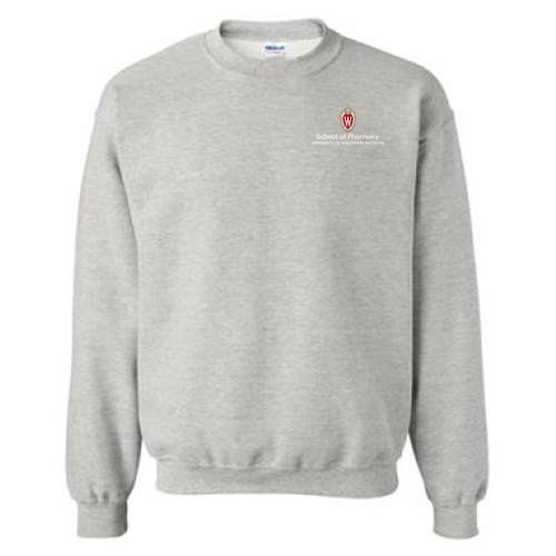 Gildan Heavy Blend Crew Neck Sweatshirt -- Ash (Embroidery)