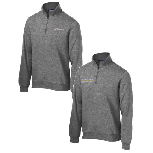Sport Tek Quarter Zip Sweatshirt -- Vintage Heather
