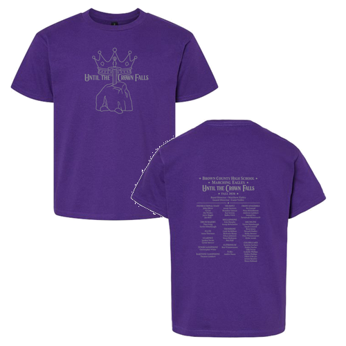 Until The Crown Falls Youth Shirt -- Purple