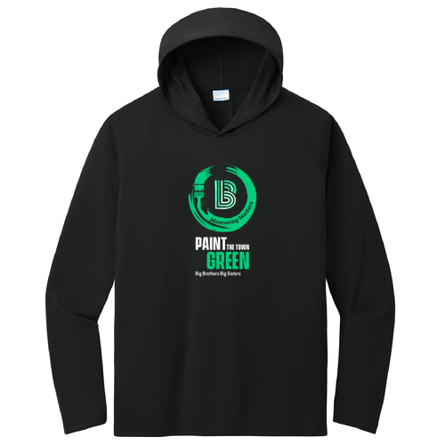 Port & Company Performance Pullover Hooded Tee -- Jet Black