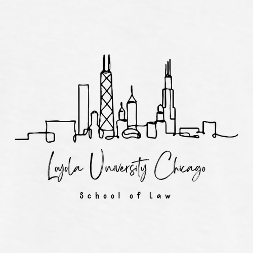 Chicago Skyline Baby Tee -- Solid White Blend