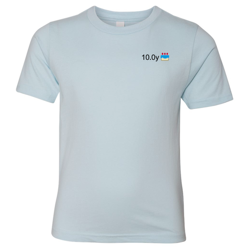 Next Level Apparel Boys Short Sleeve Crew Tee -- Light Blue