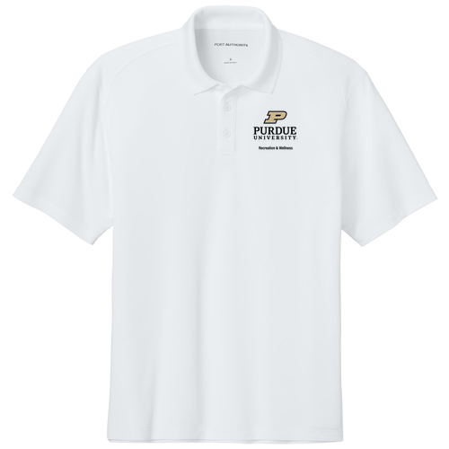Port Authority Wearever Performance Pique Polo -- White