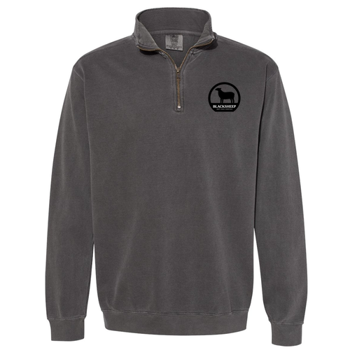 Comfort Colors Adult Quarter Zip Sweatshirt -- Pepper