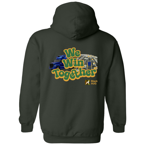 Gildan Heavy Blend Hooded Sweatshirt -- Forest Green