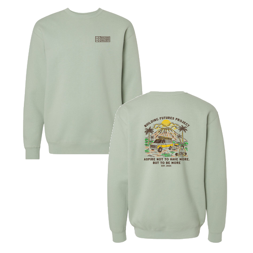 Independent Trading Co. Heavyweight Crewneck Sweatshirt -- Dusty Sage