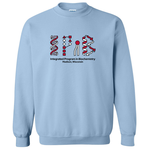 Gildan Heavy Blend Crew Neck Sweatshirt -- Light Blue
