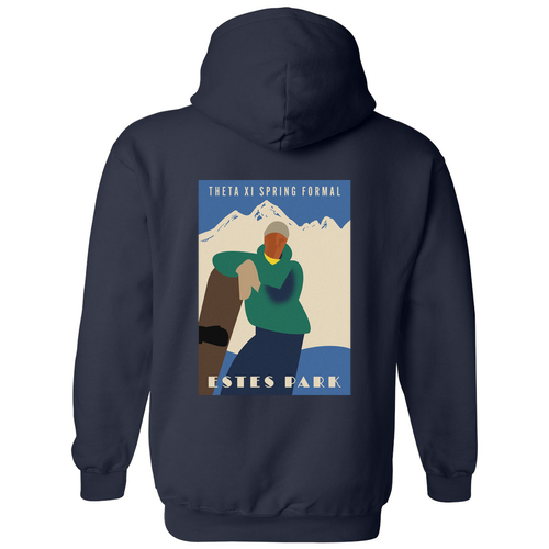 Gildan Heavy Blend Hooded Sweatshirt -- Navy