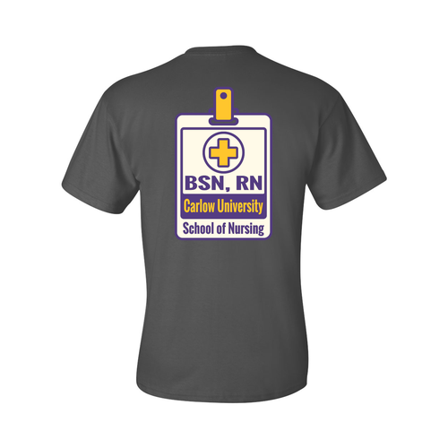 Gildan Ultra Cotton T-Shirt with Pocket -- Charcoal