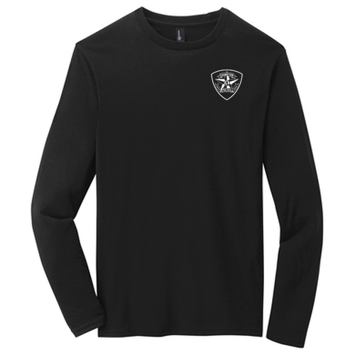 Evanston Police Long Sleeve Tee -- Black