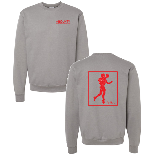 Champion Powerblend Crewneck Sweatshirt -- Stone Gray