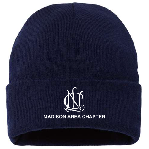 Sportsman Sherpa Lined 12 Cuffed Beanie -- Navy